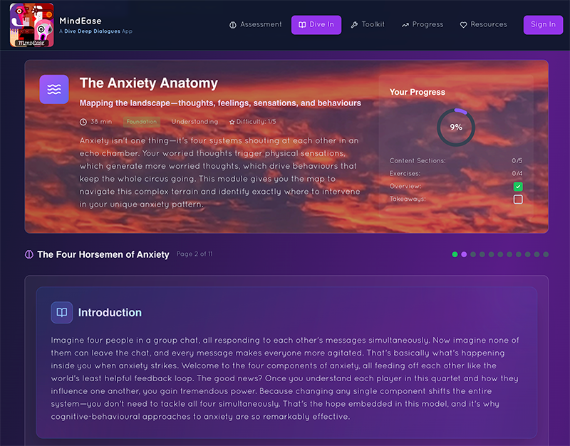 Dive In Learning Module